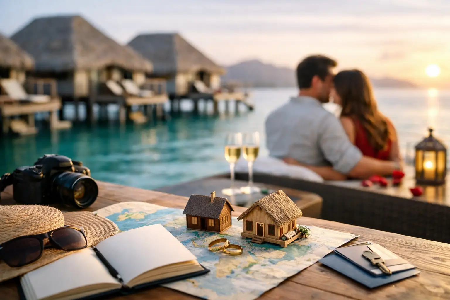 Comment choisir un hébergement de voyage romantique