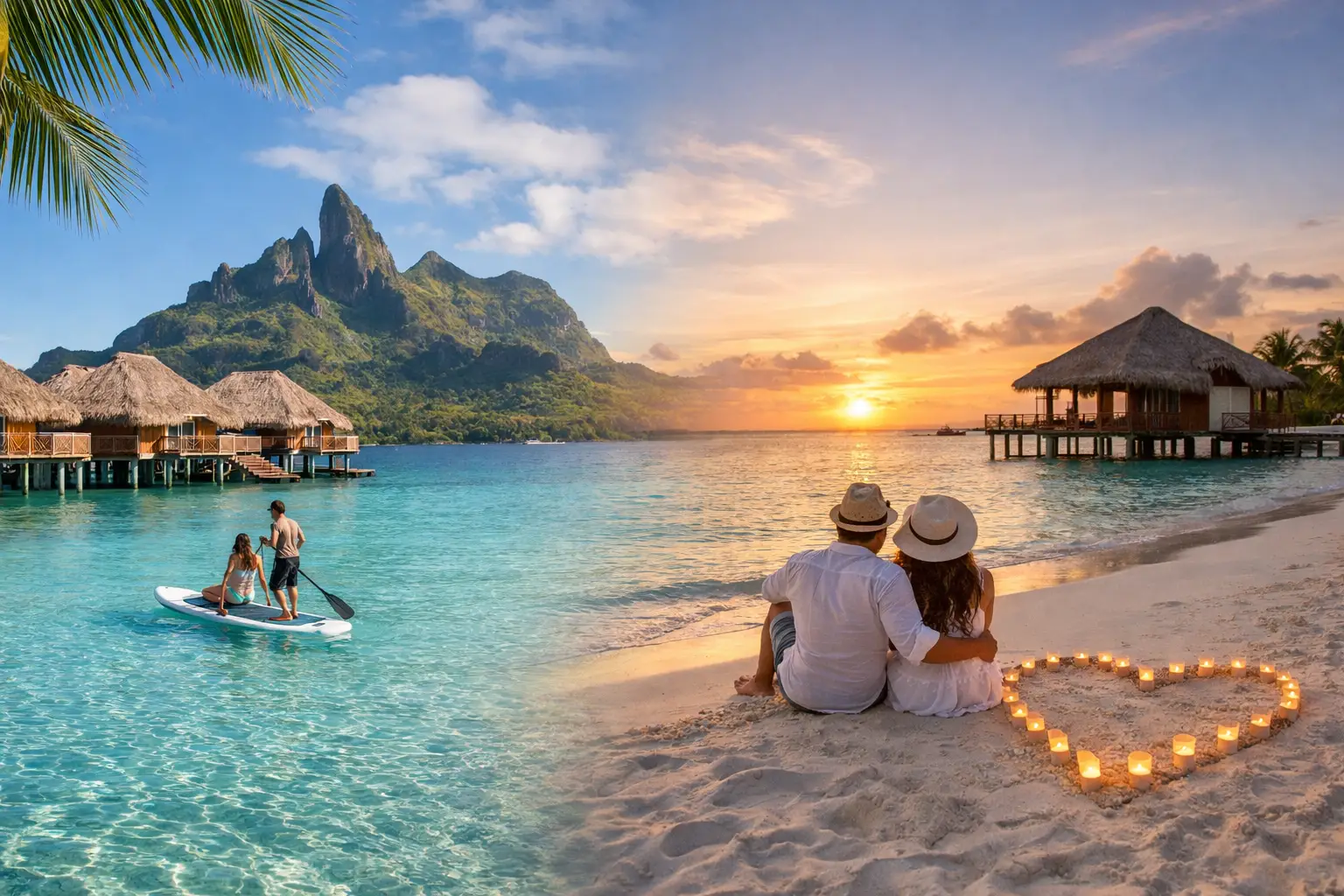 Polynésie française ou Maldives romantiques