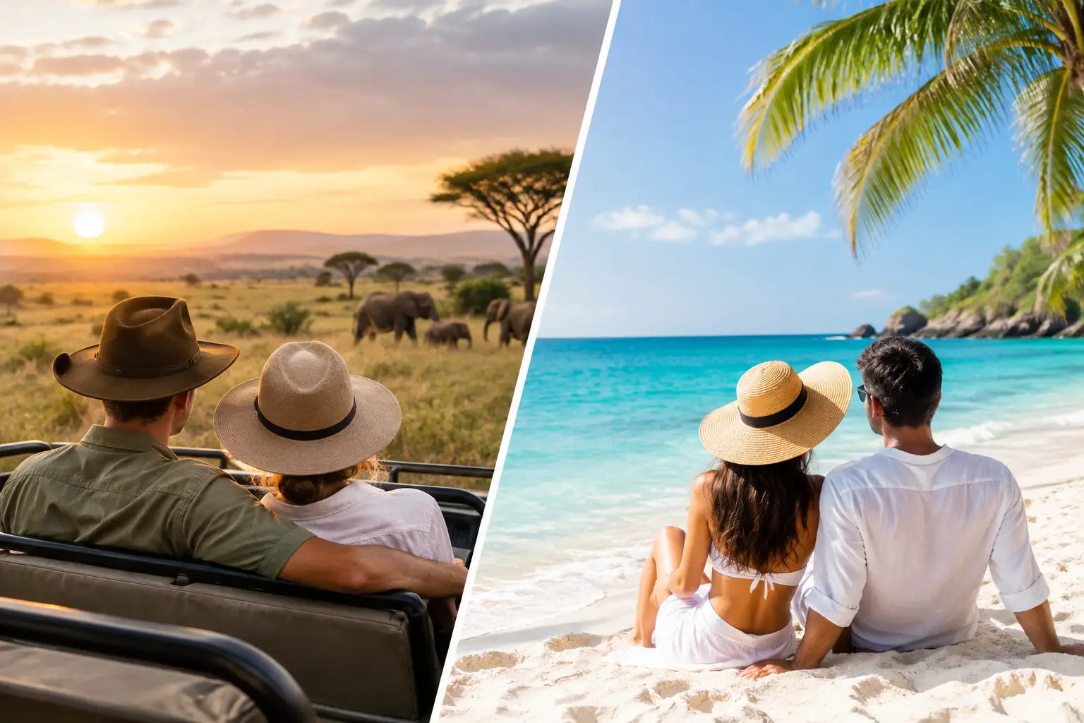 Safari ou plage pour lune de miel, que choisir ?